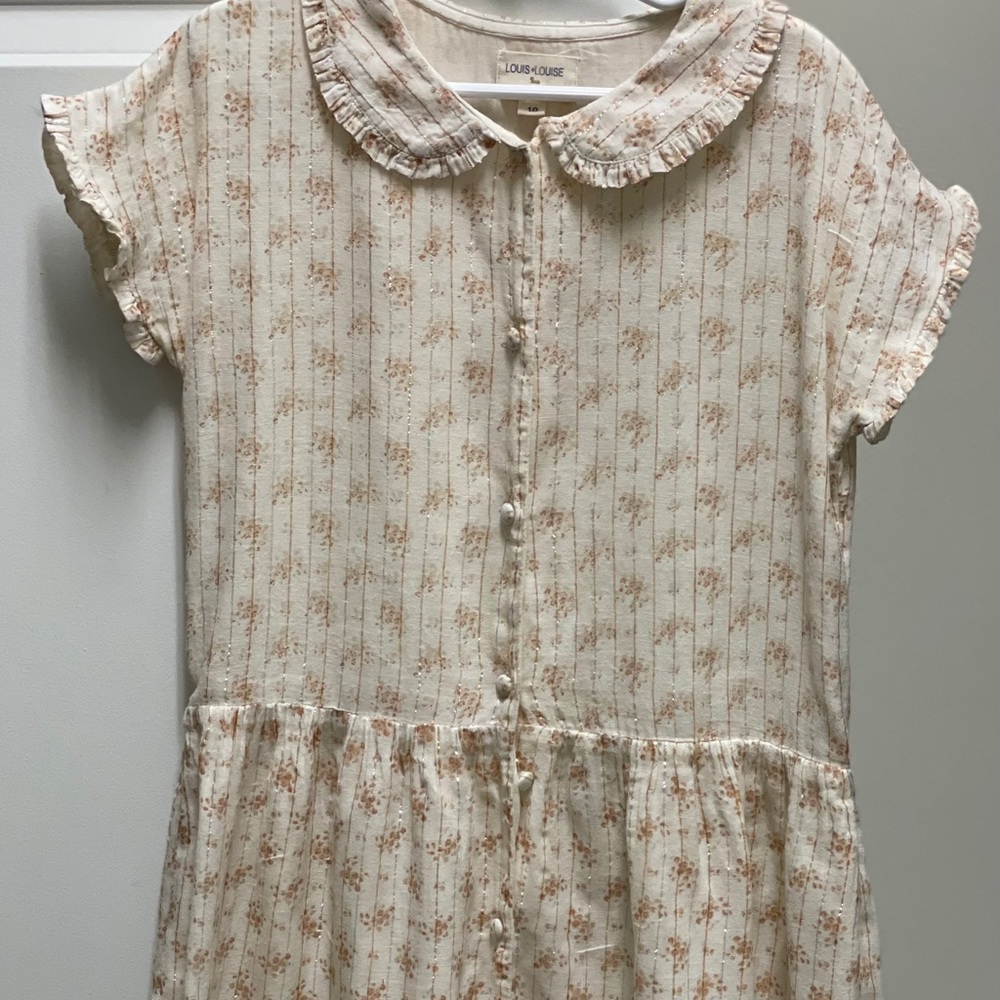 Louis Louise lurex dress size 10